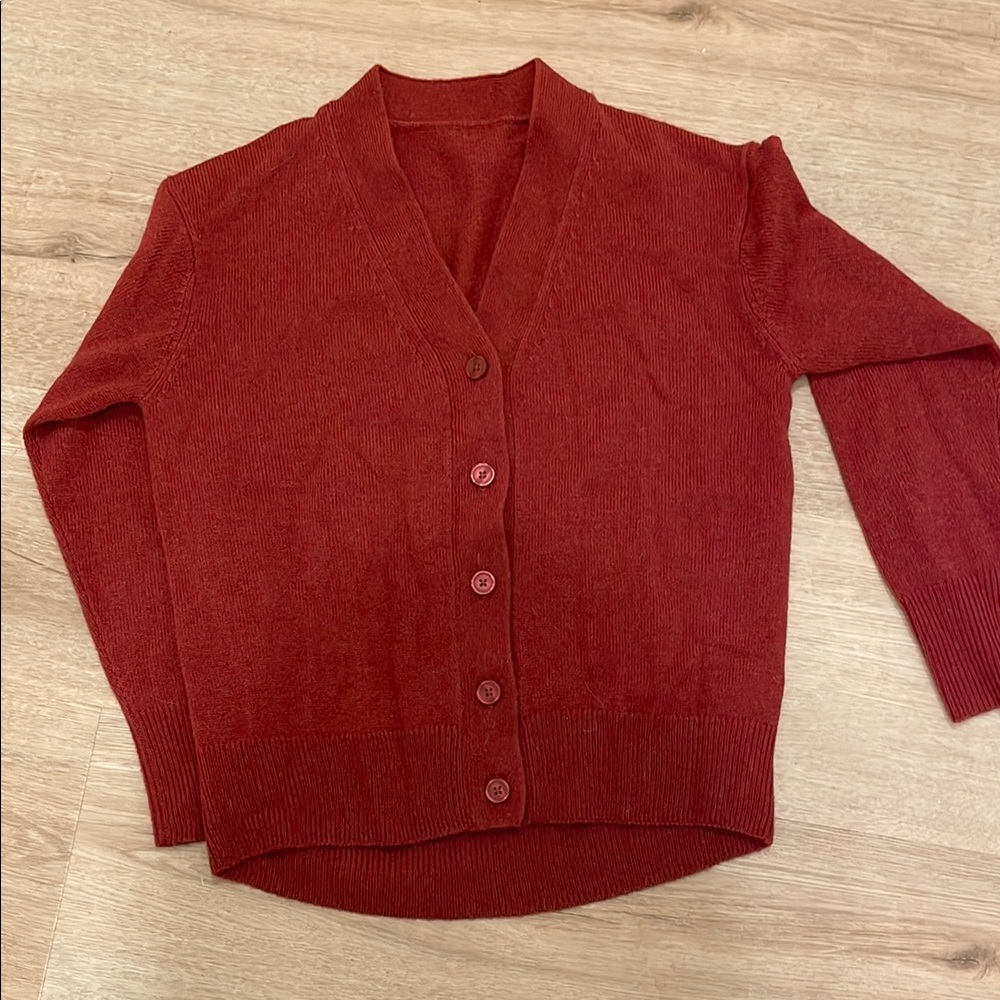 Muji Classic Red Women's Sweater